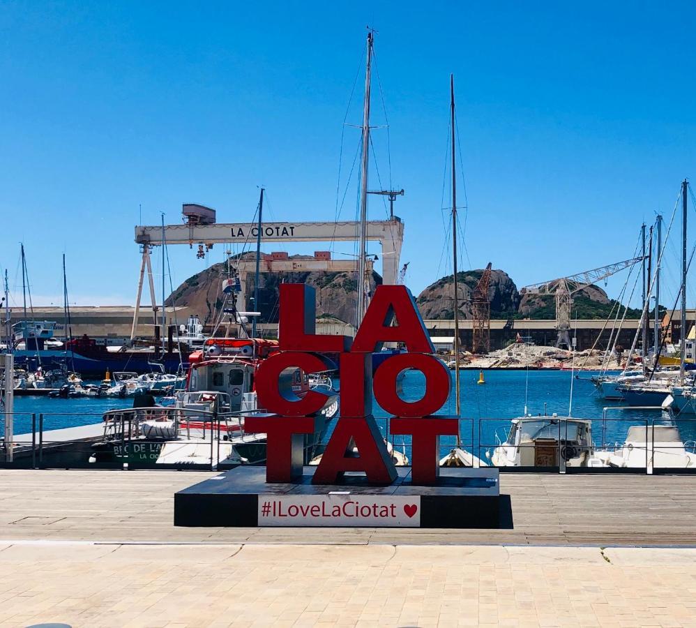 Duplex La Ciotat - Superbe 85 M2 - 6 Pers - 3 Chambres - Climatisation - Vue Mer Et Proche Du Vieux Port 라시오타 외부 사진